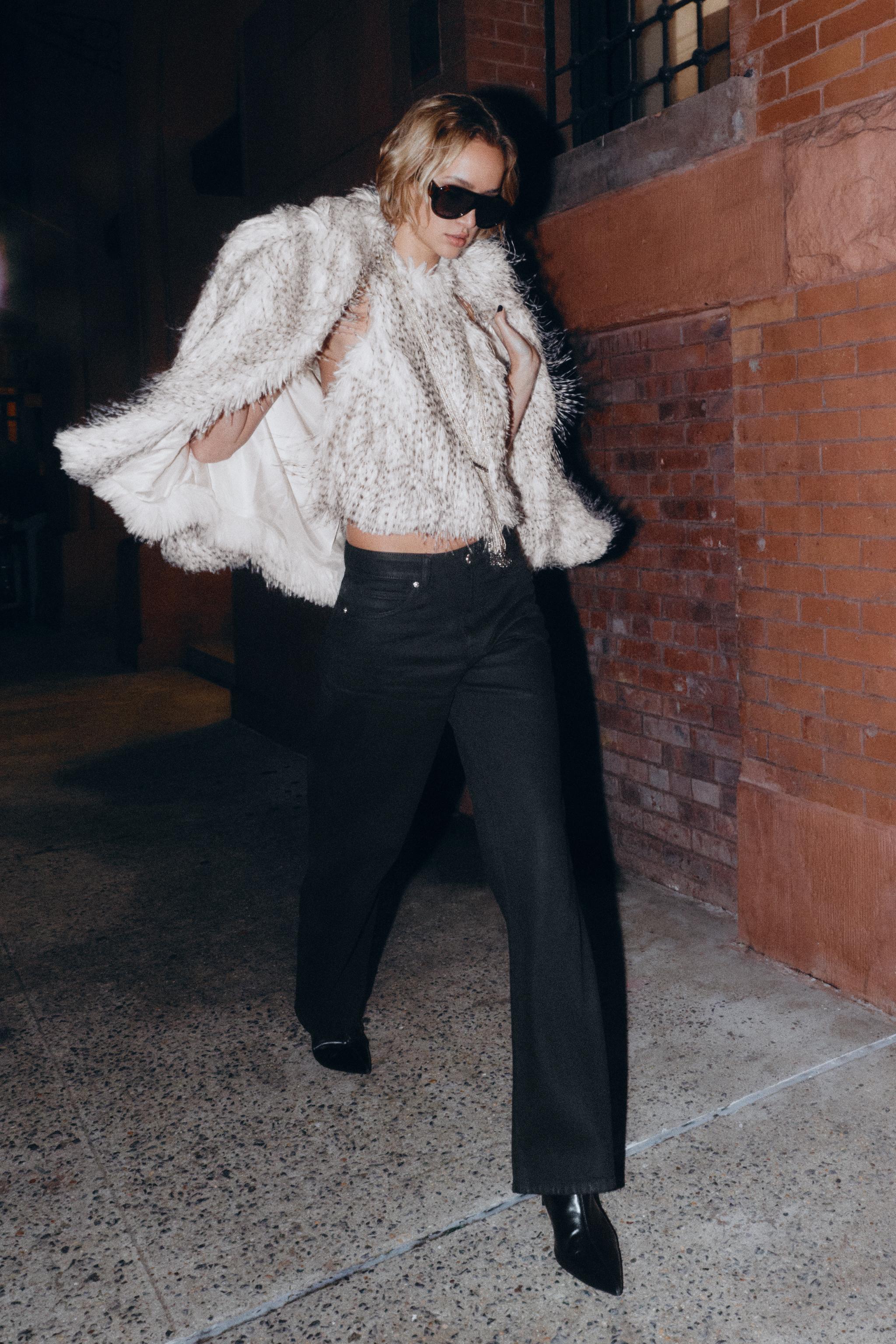 JEAN Z1975 REGULAR FIT TAILLE HAUTE ENDUIT